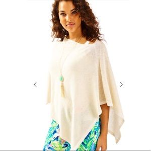 Lilly Pulitzer Bayshore Metallic Sweater Wrap